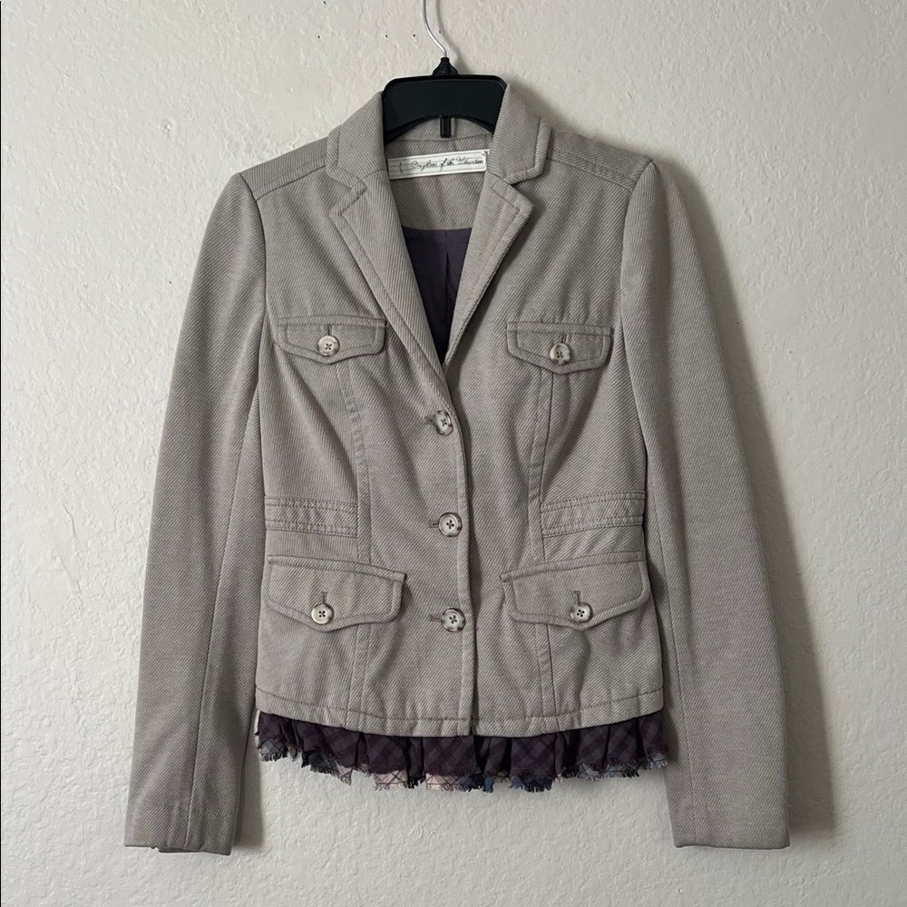 Like New! Anthropologie Daughters Of The Liberation Salute To Ruffles Blazer 4